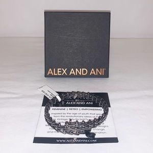🆕 Alex and Ani - Gypsy 66 Wrap Hematite Bracelet